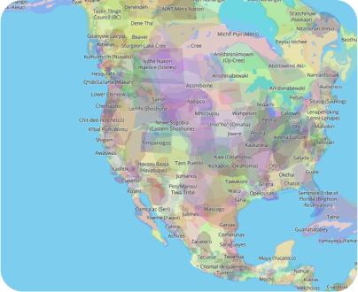 colorful map of the united states of america with indications